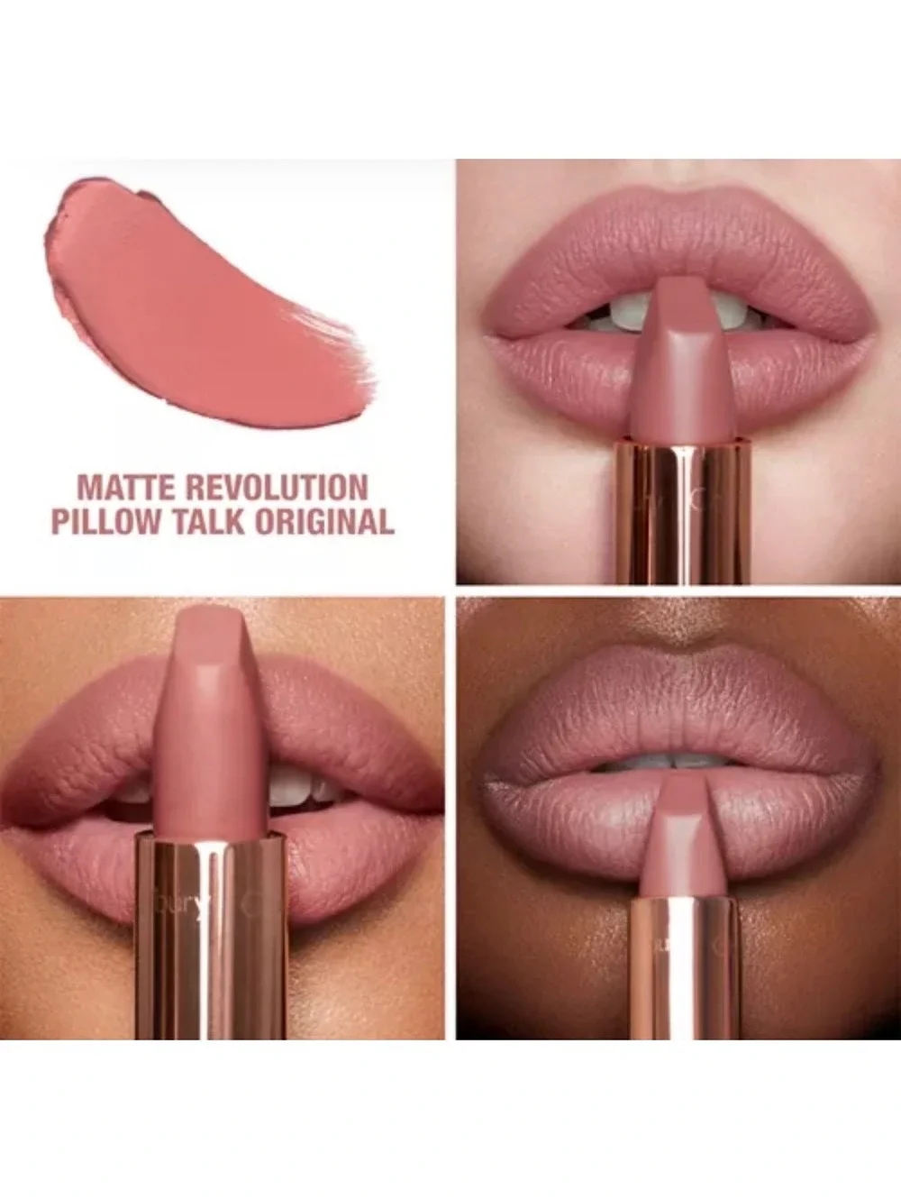 Charlotte Tilbury Matte Revolution Luminous Modern Matte Lipstick •Pillow Talk